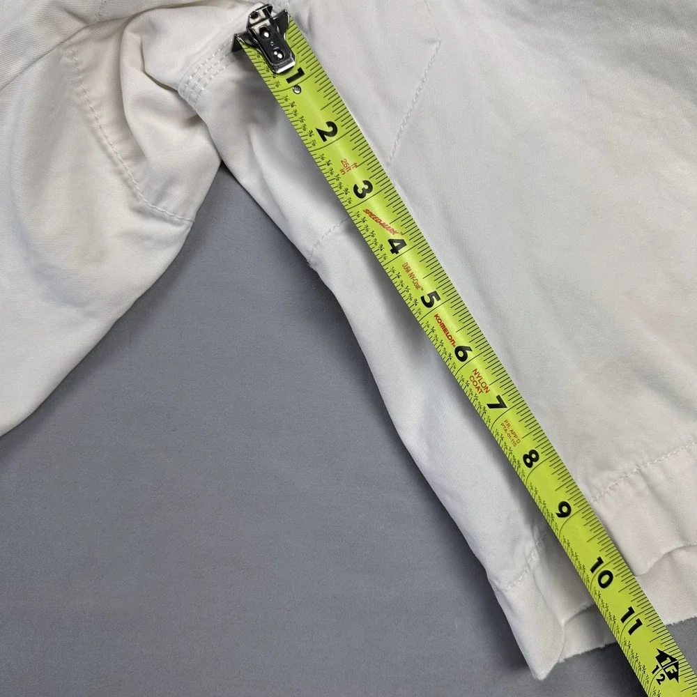 Vintage Polo Ralph Lauren Men Chino Shorts‎ 40 Waist White Distressed Coastal